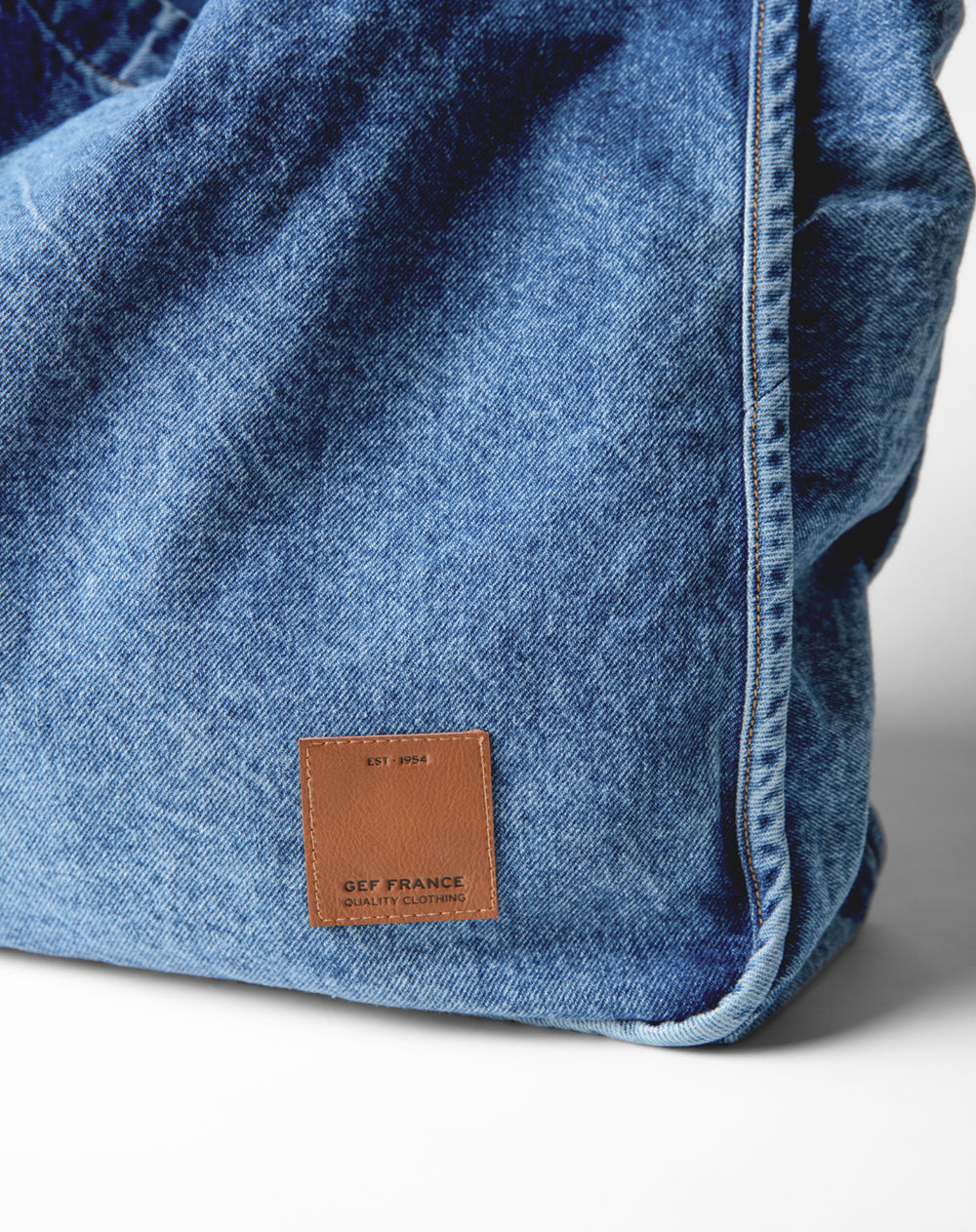 Tote bag denim mujer