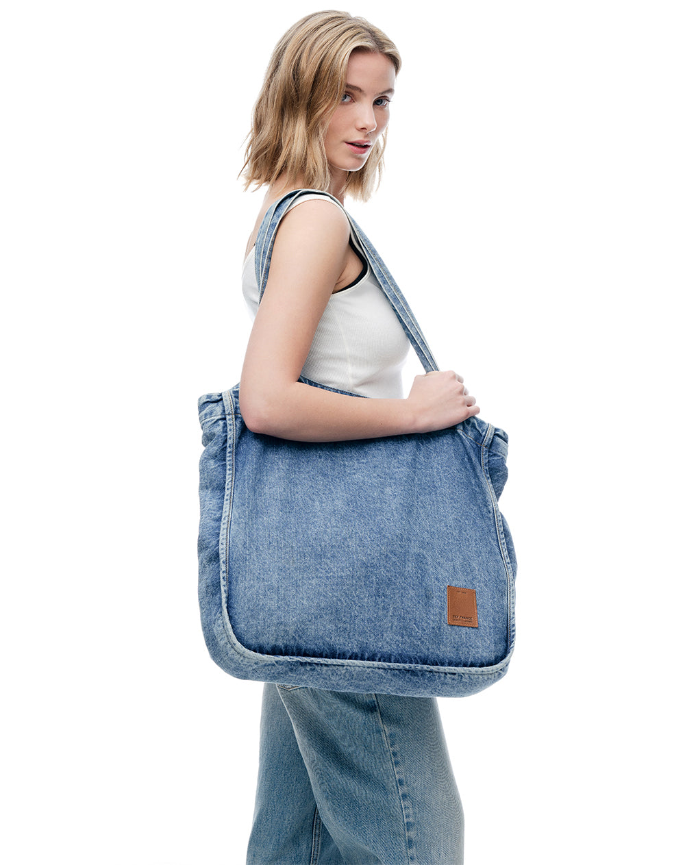 Tote bag denim mujer
