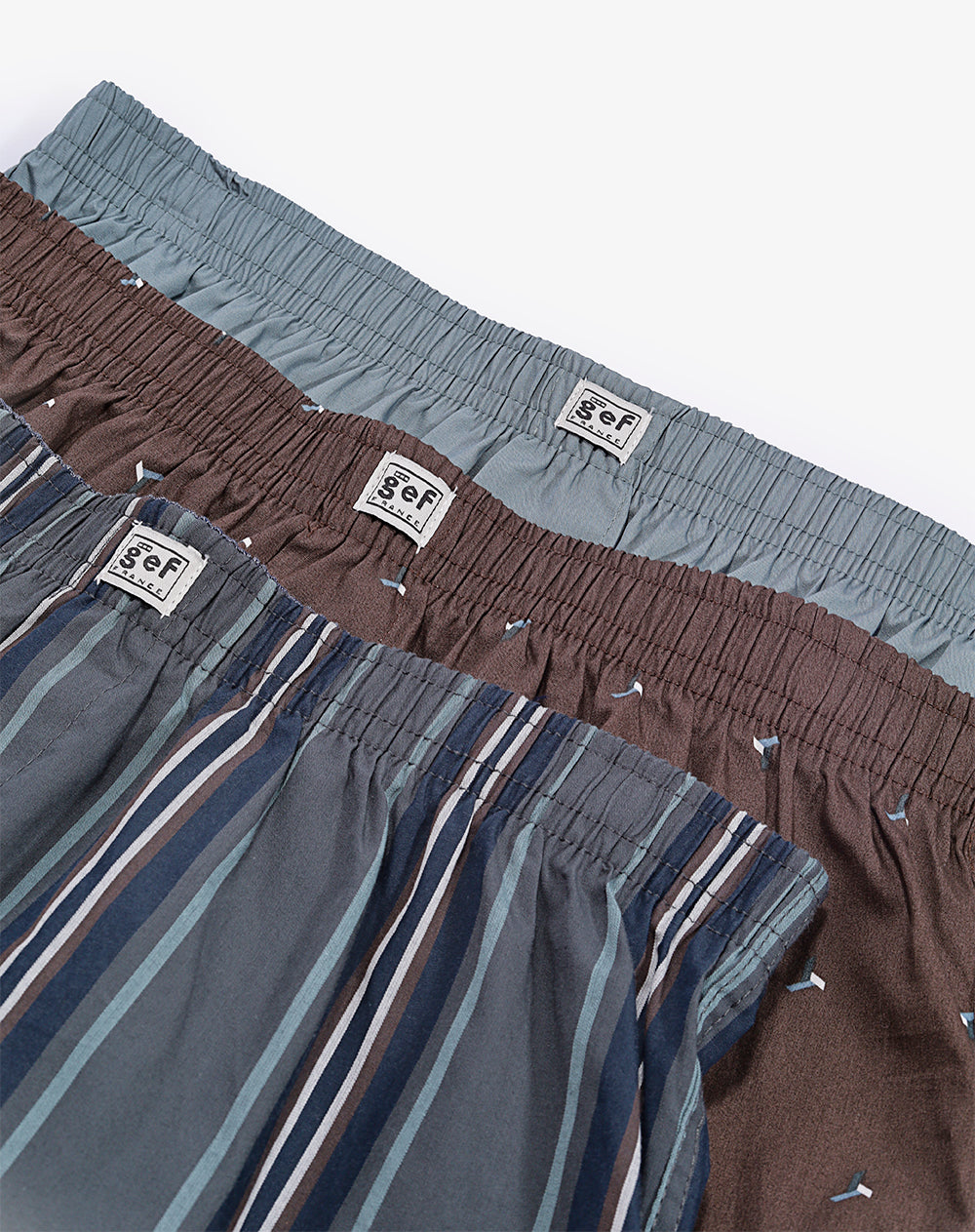 3 bóxers largo elastico recubierto surtido hombre