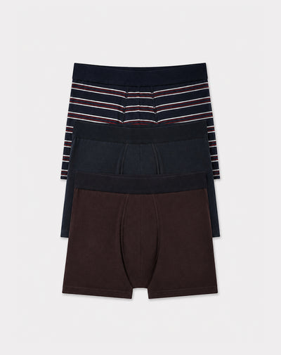 Bóxer medio algodón jersey x3unds surtido hombre