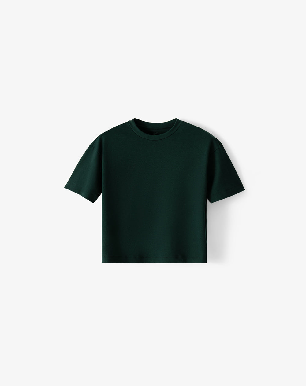 Camiseta manga corta regular verde hombre