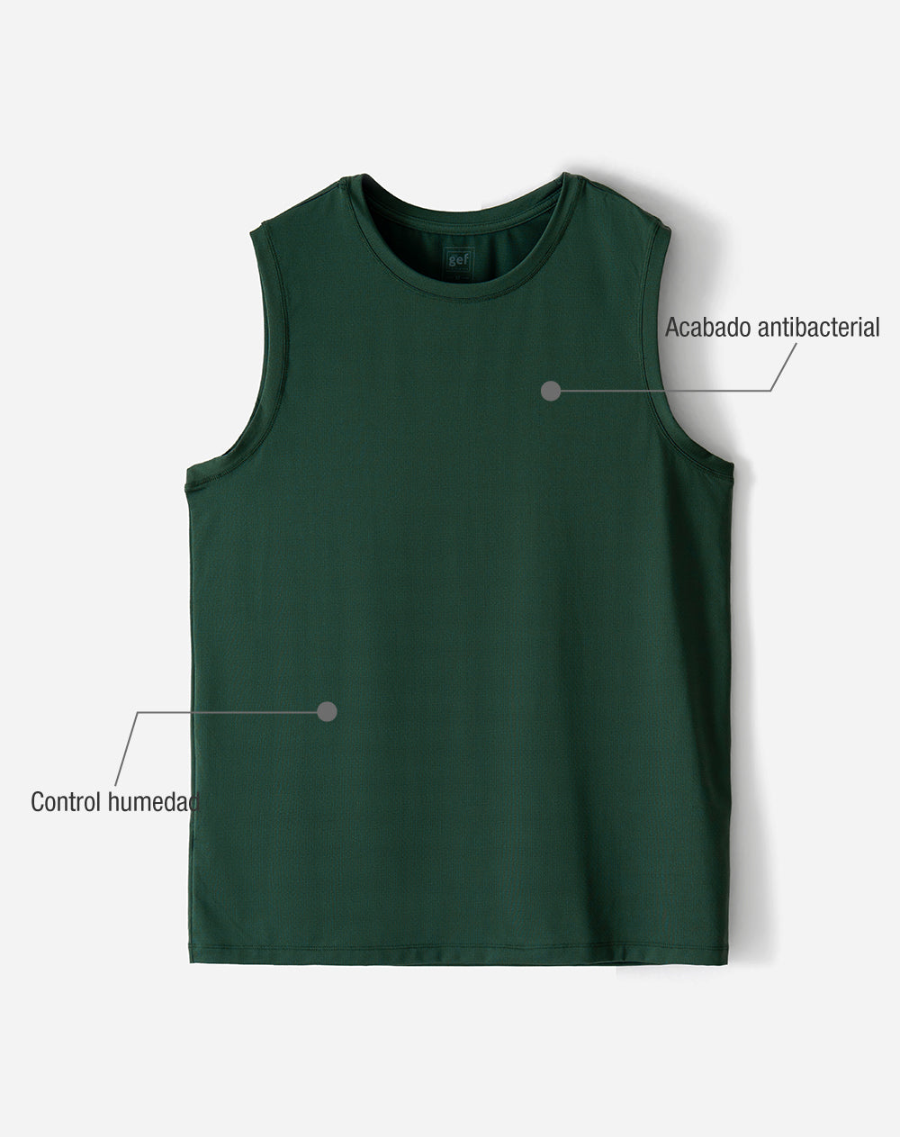 Set deportivo camisilla + pantaloneta hombre