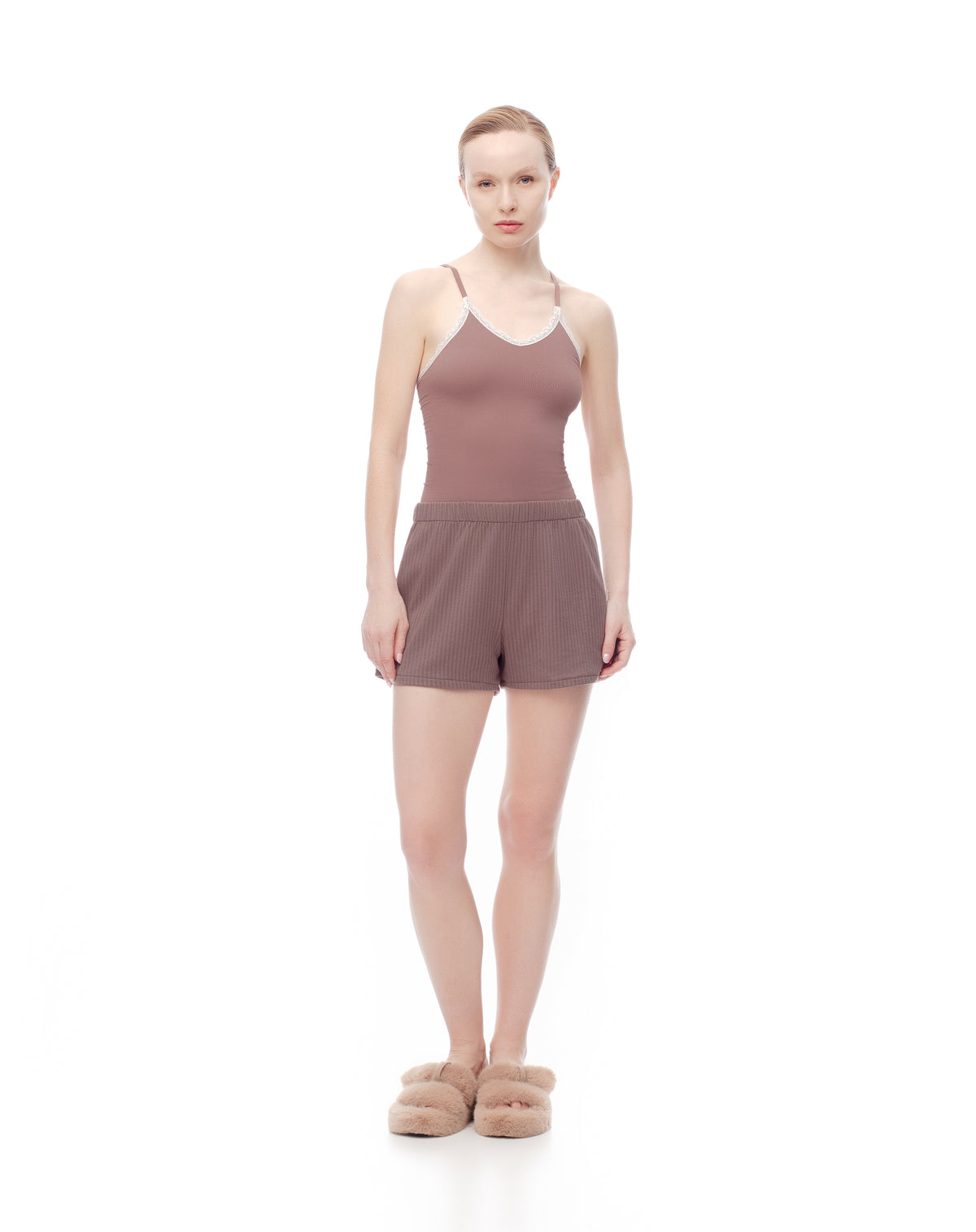 Camisilla slim seamless x2unds surtidas mujer