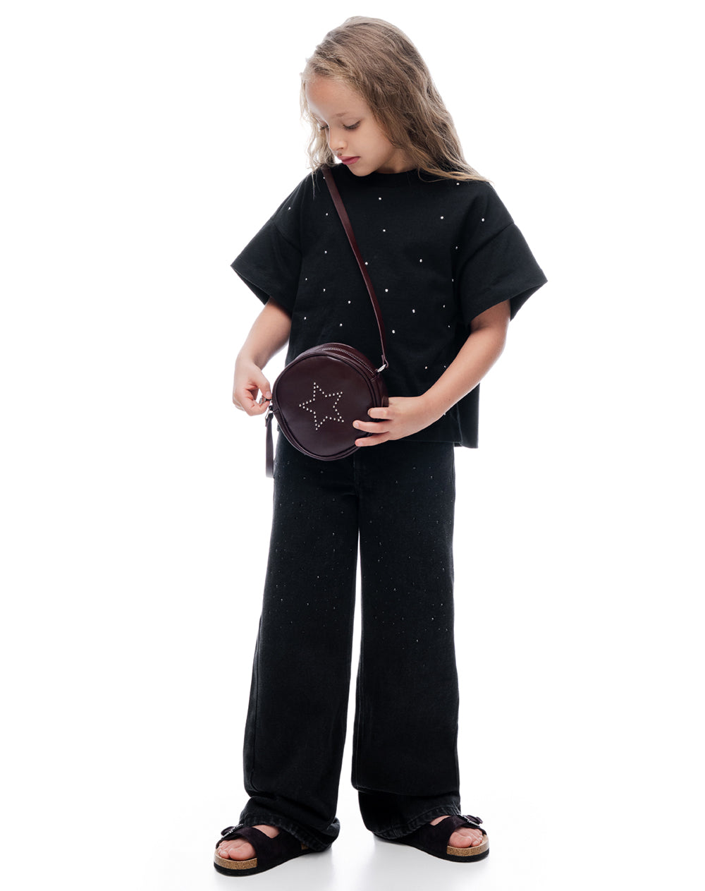Bolso vinotinto niña