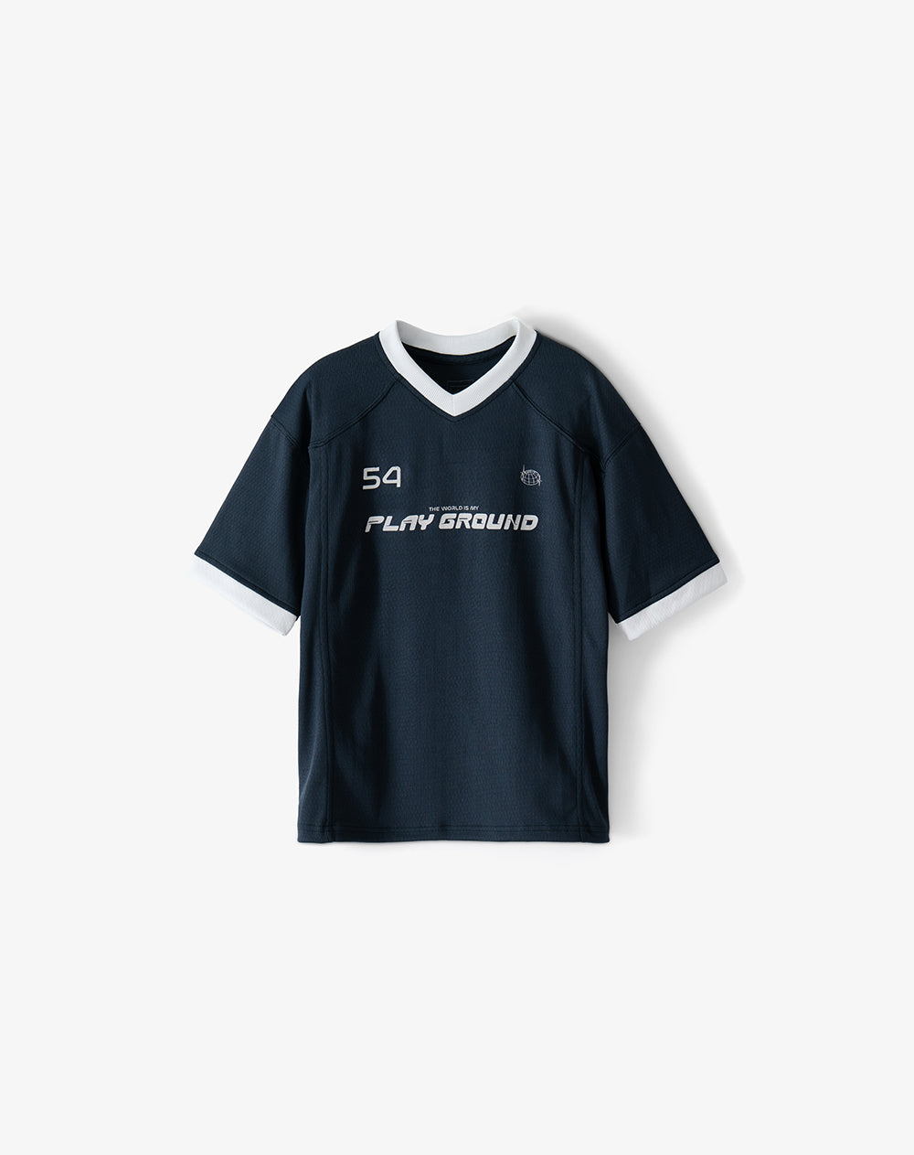 Camiseta regular manga corta azul niño