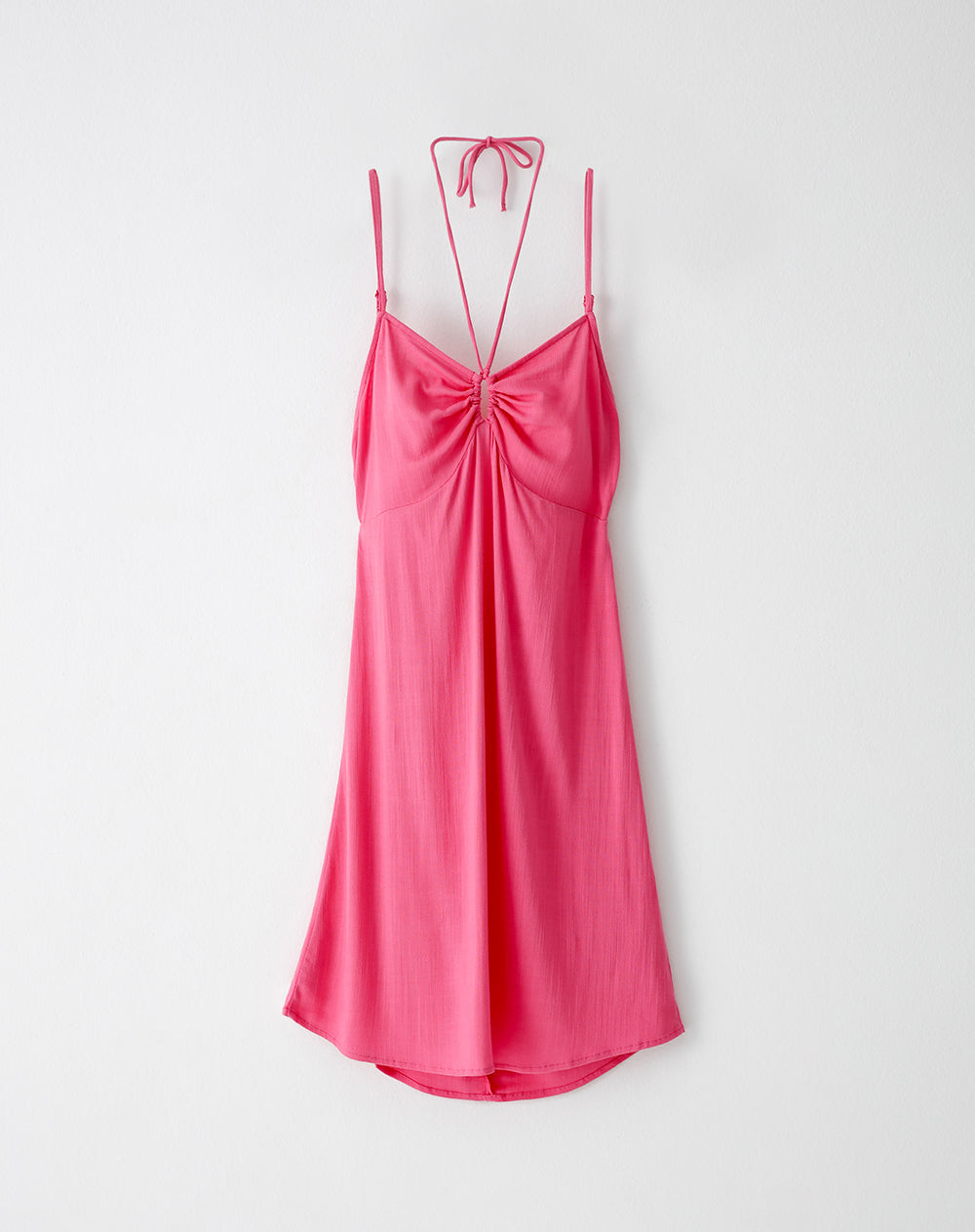 Vestido corto rosado