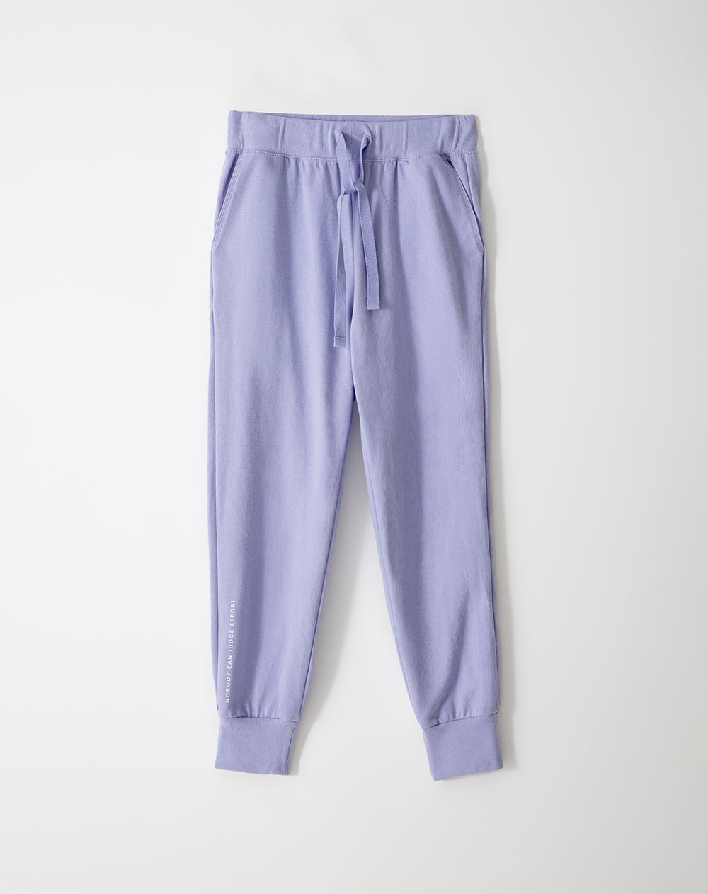 Jogger slim fit tiro medio lavanda
