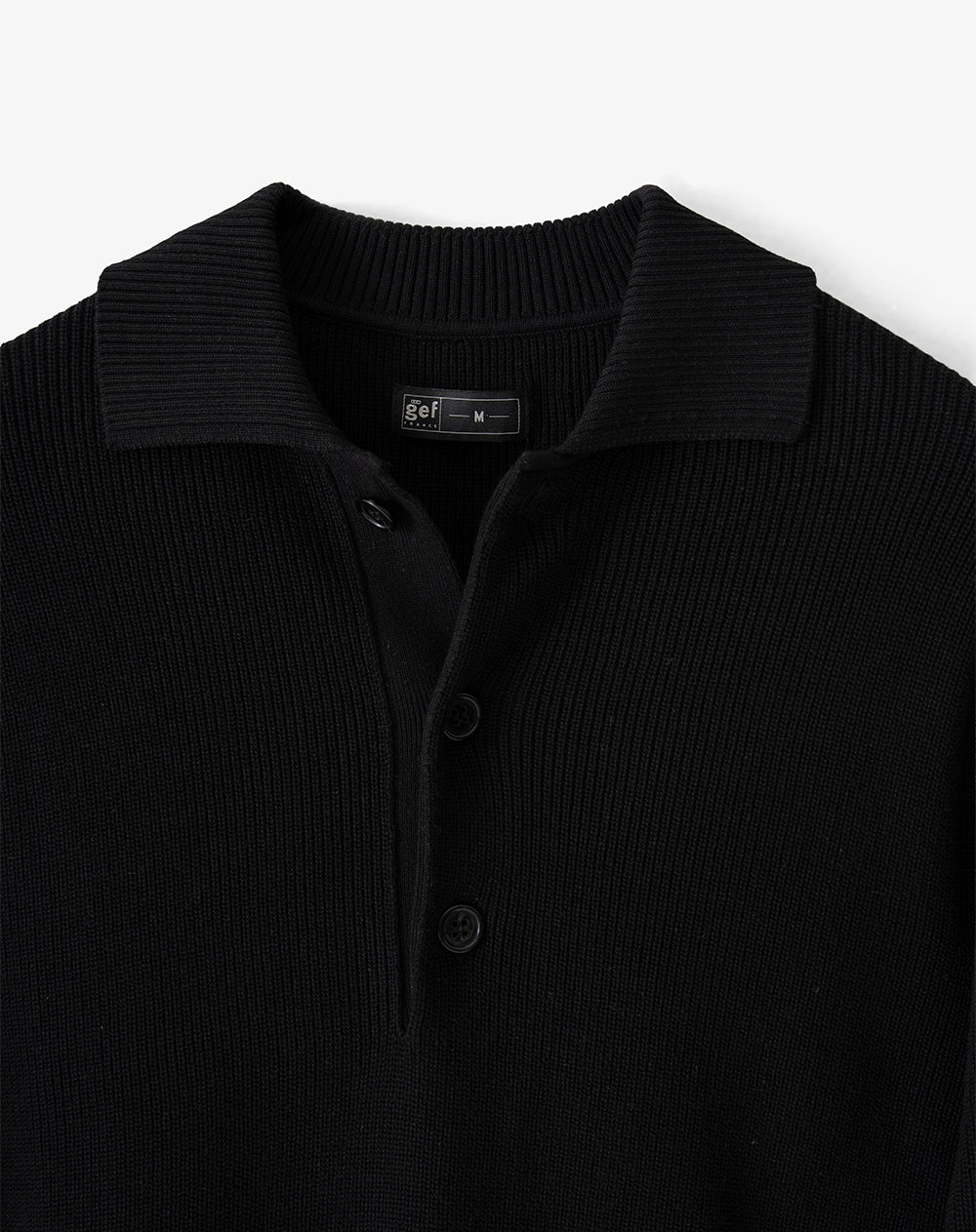 Buzo regular negro hombre