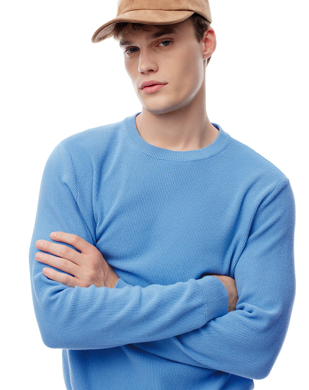 Buzo regular fit azul