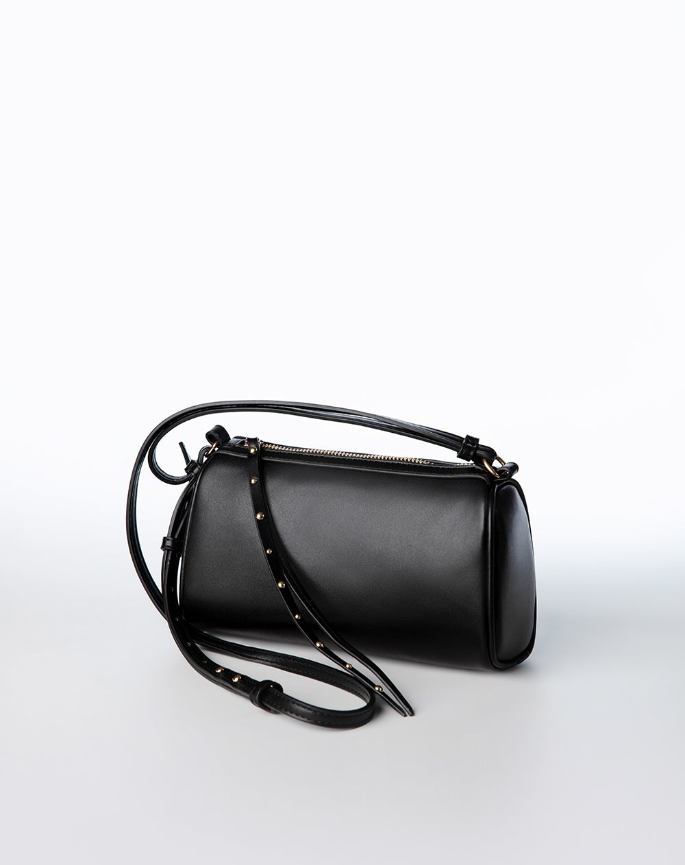 Bolso baguette negro mujer