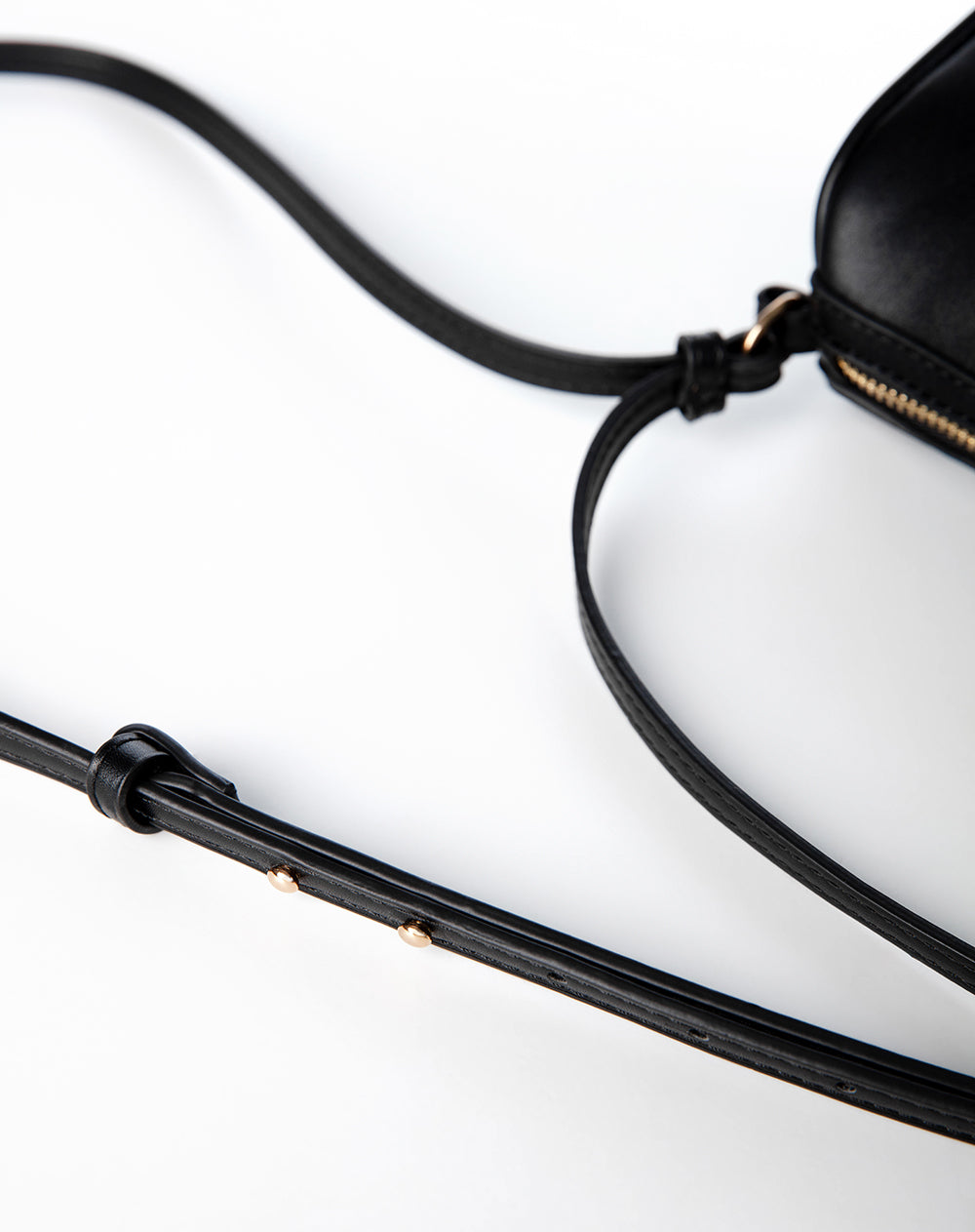 Bolso baguette negro mujer