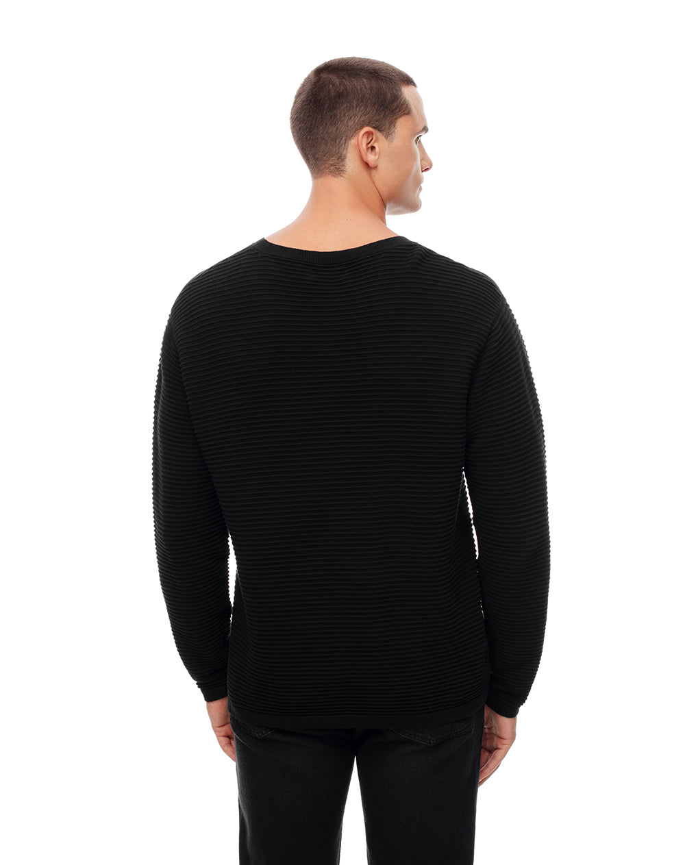 Buzo regular fit negro