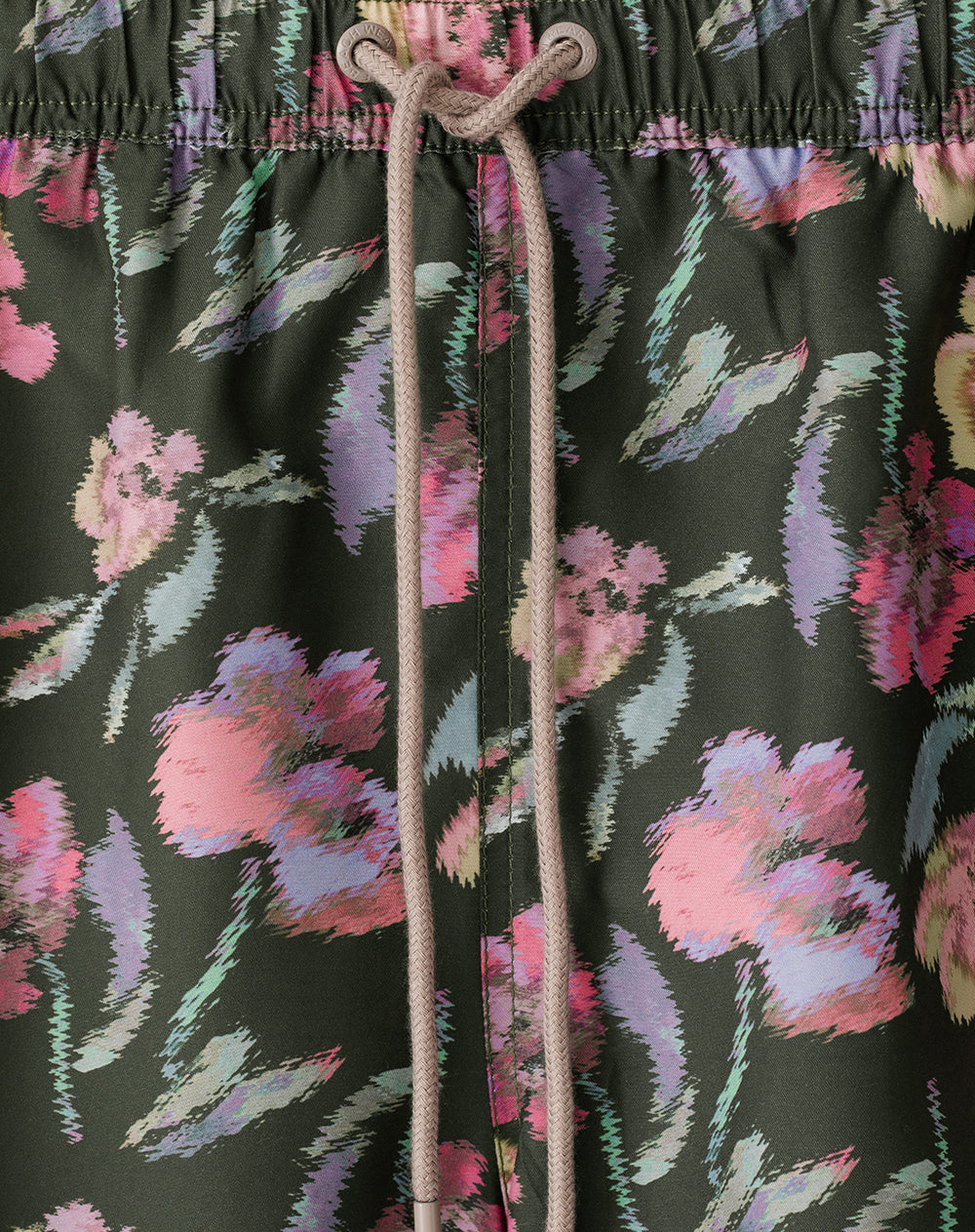 Short pantaloneta verde estampado