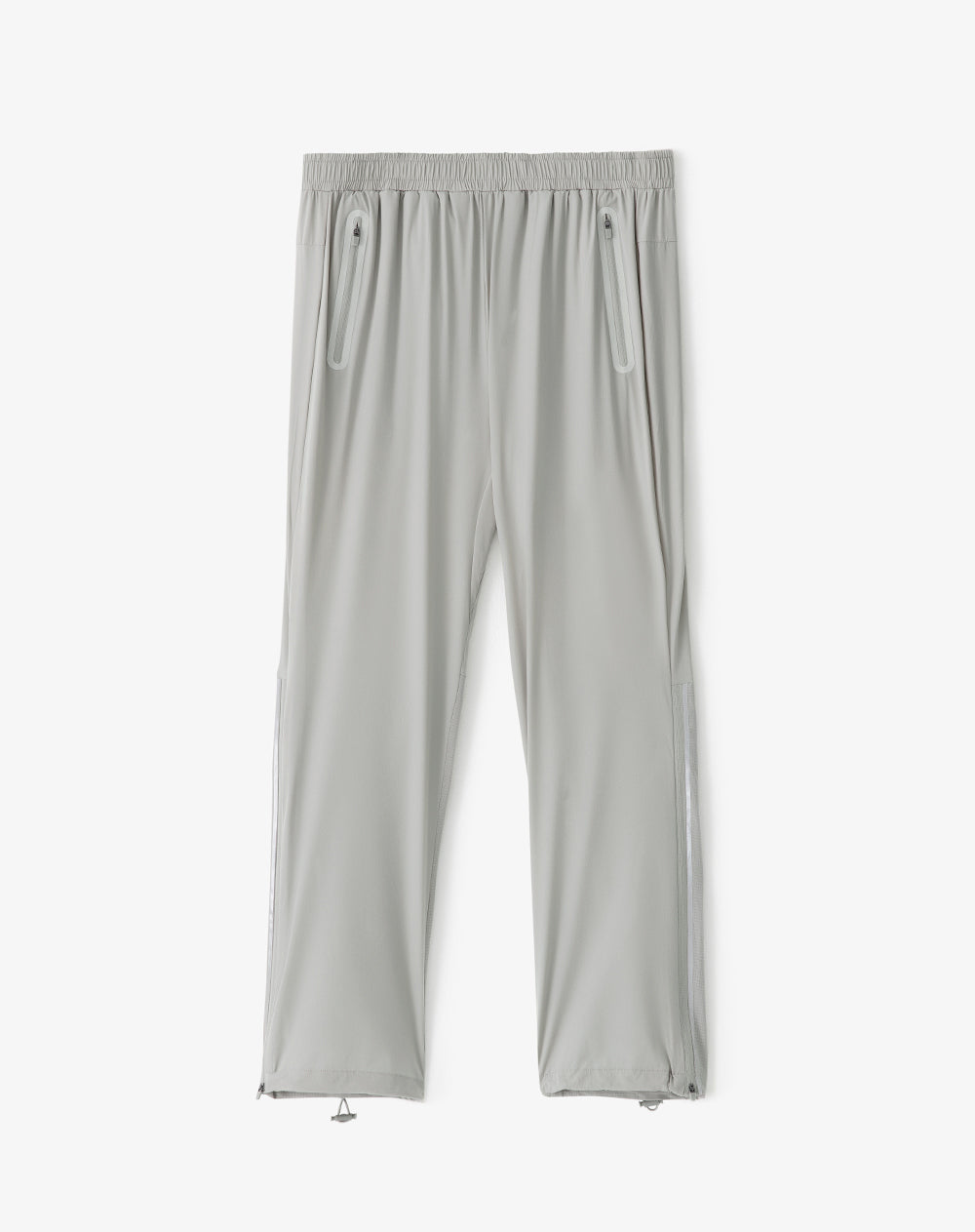 Jogger regular fit tiro medio taupe