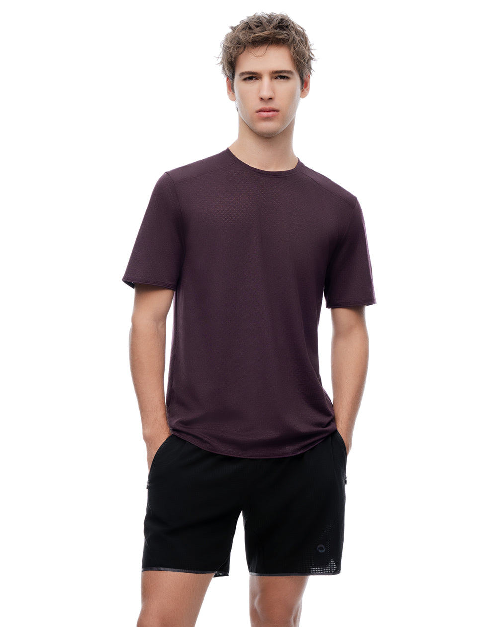 Pantaloneta deportiva negro hombre