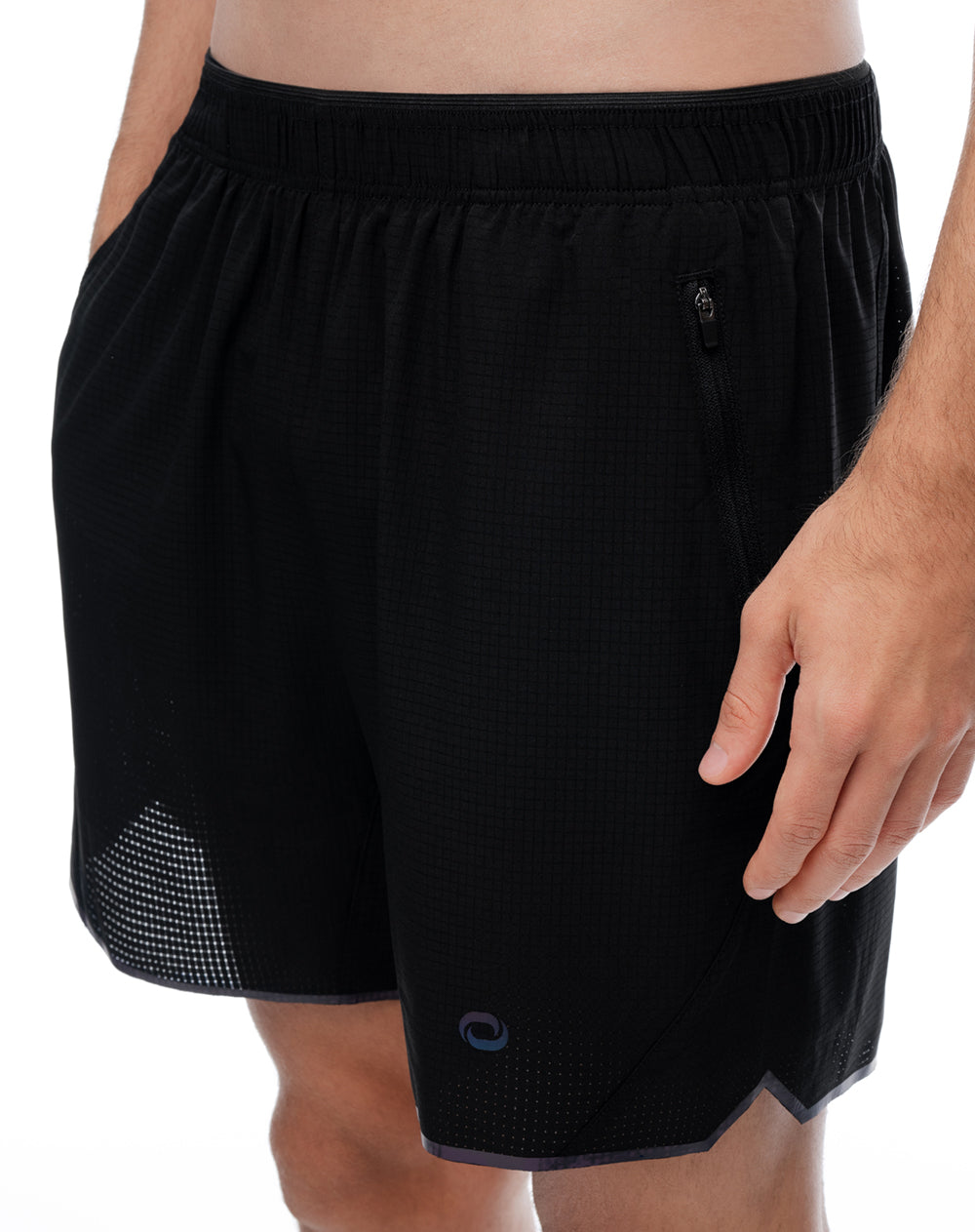 Pantaloneta deportiva negro hombre