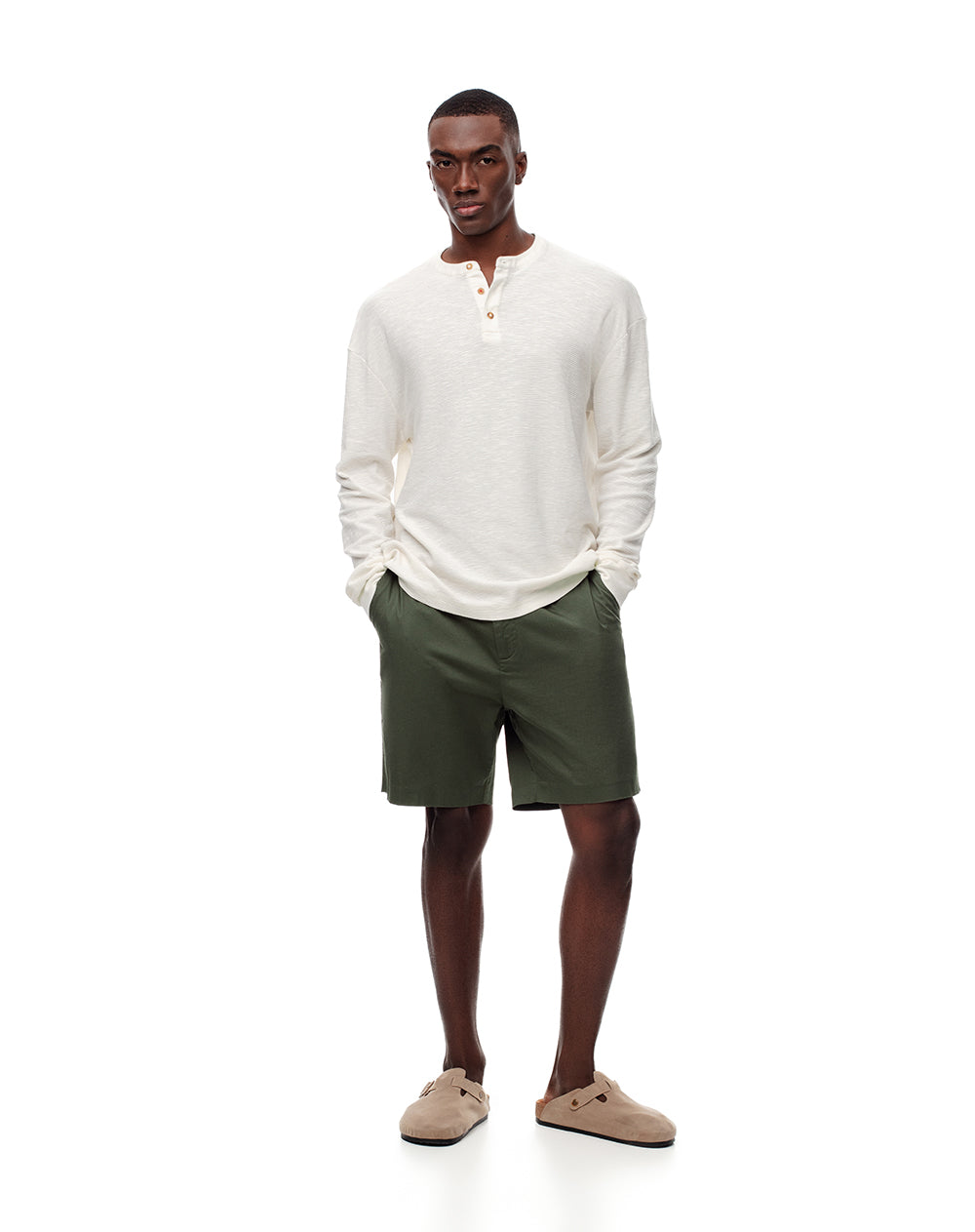 Bermuda regular fit verde