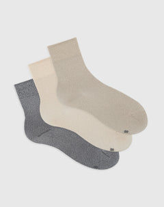Medias para mujer largas pack x3unds surtidas