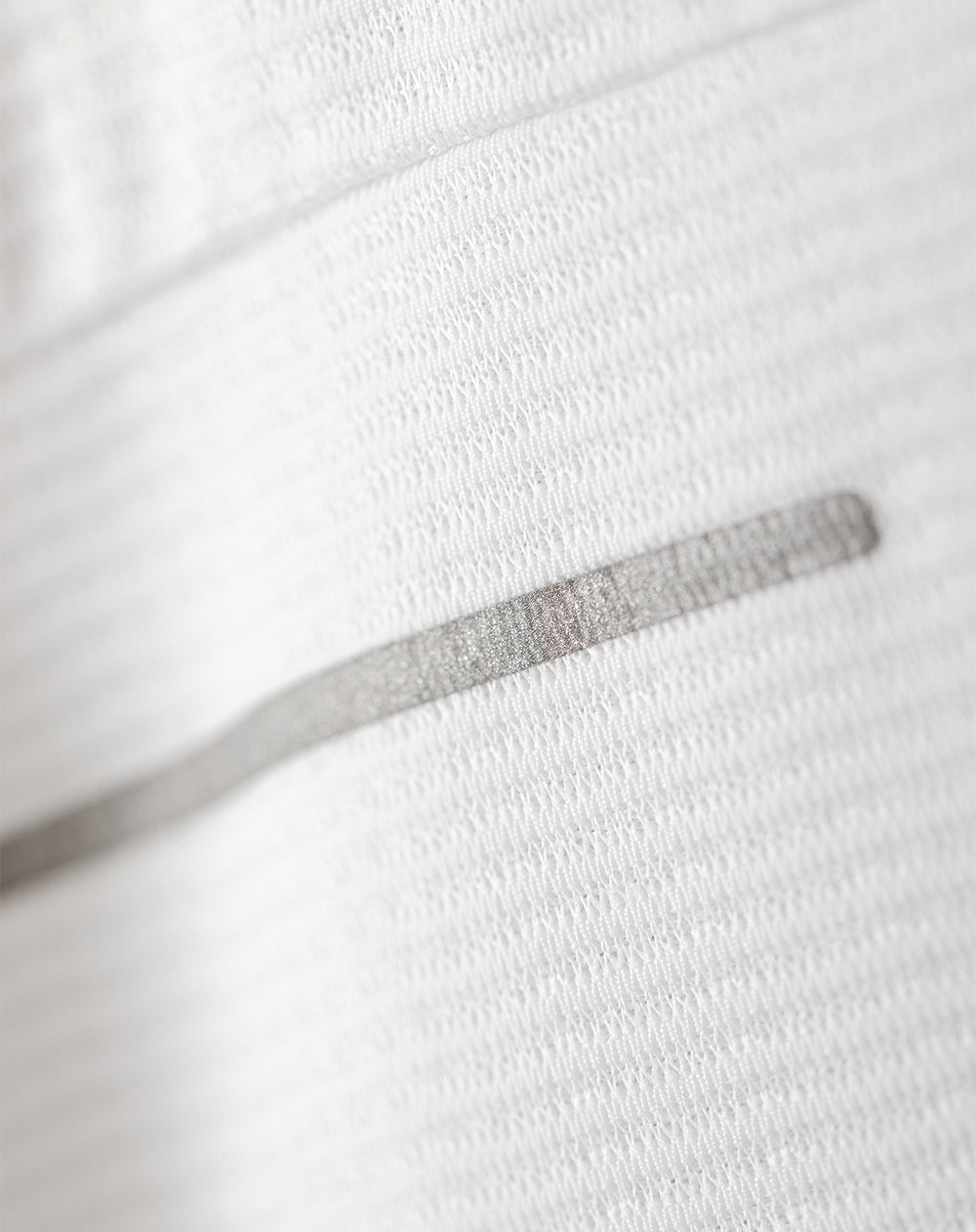 Camiseta slim fit manga corta blanca