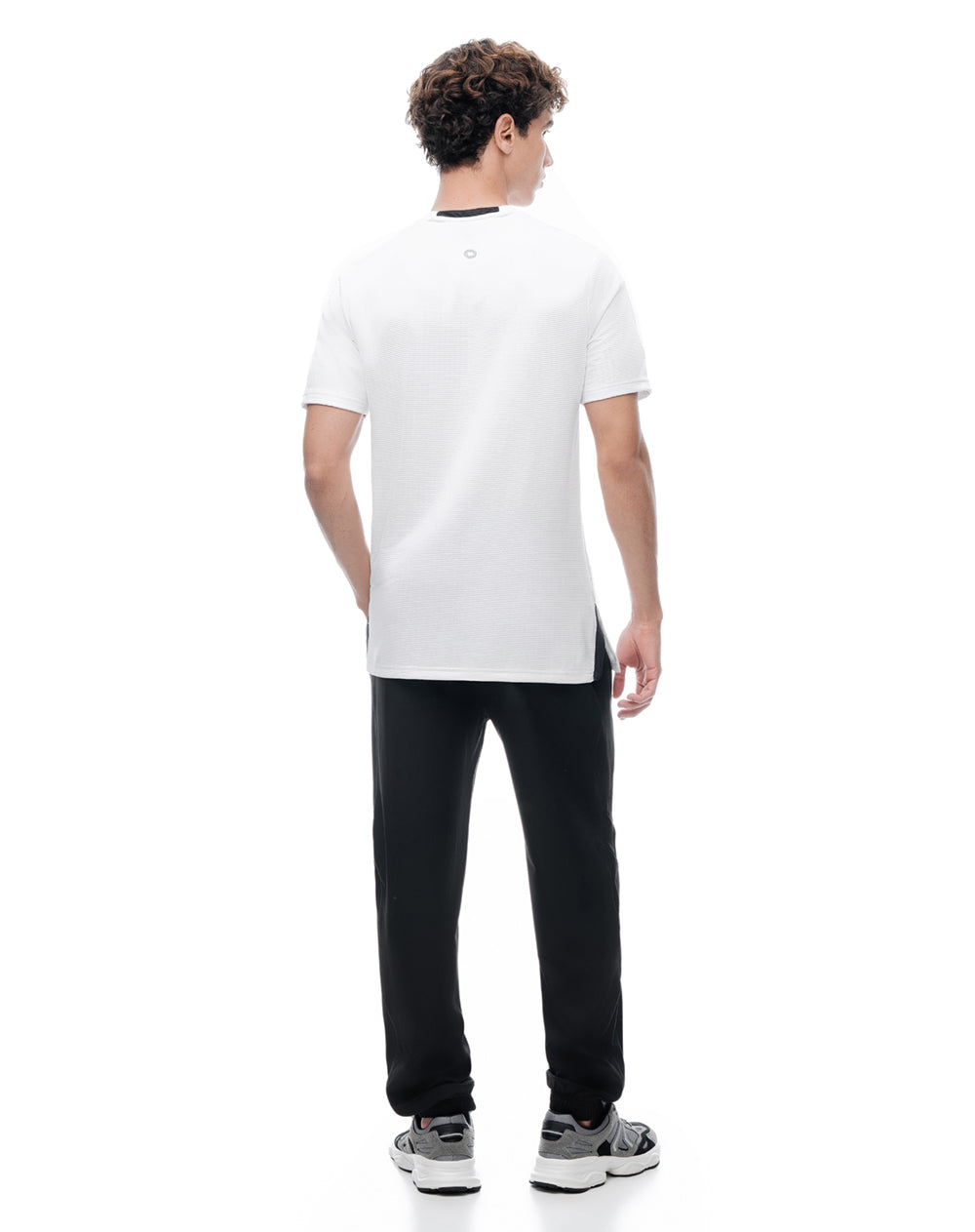 Camiseta deportiva control humedad blanca hombre
