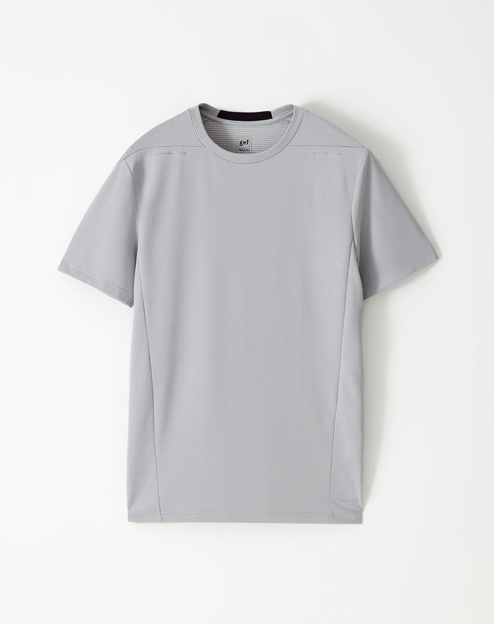 Camiseta deportiva hombre control humedad gris