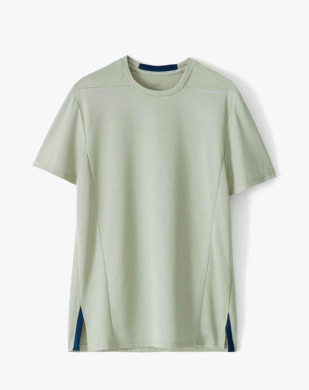 Camiseta deportiva control humedad verde hombre