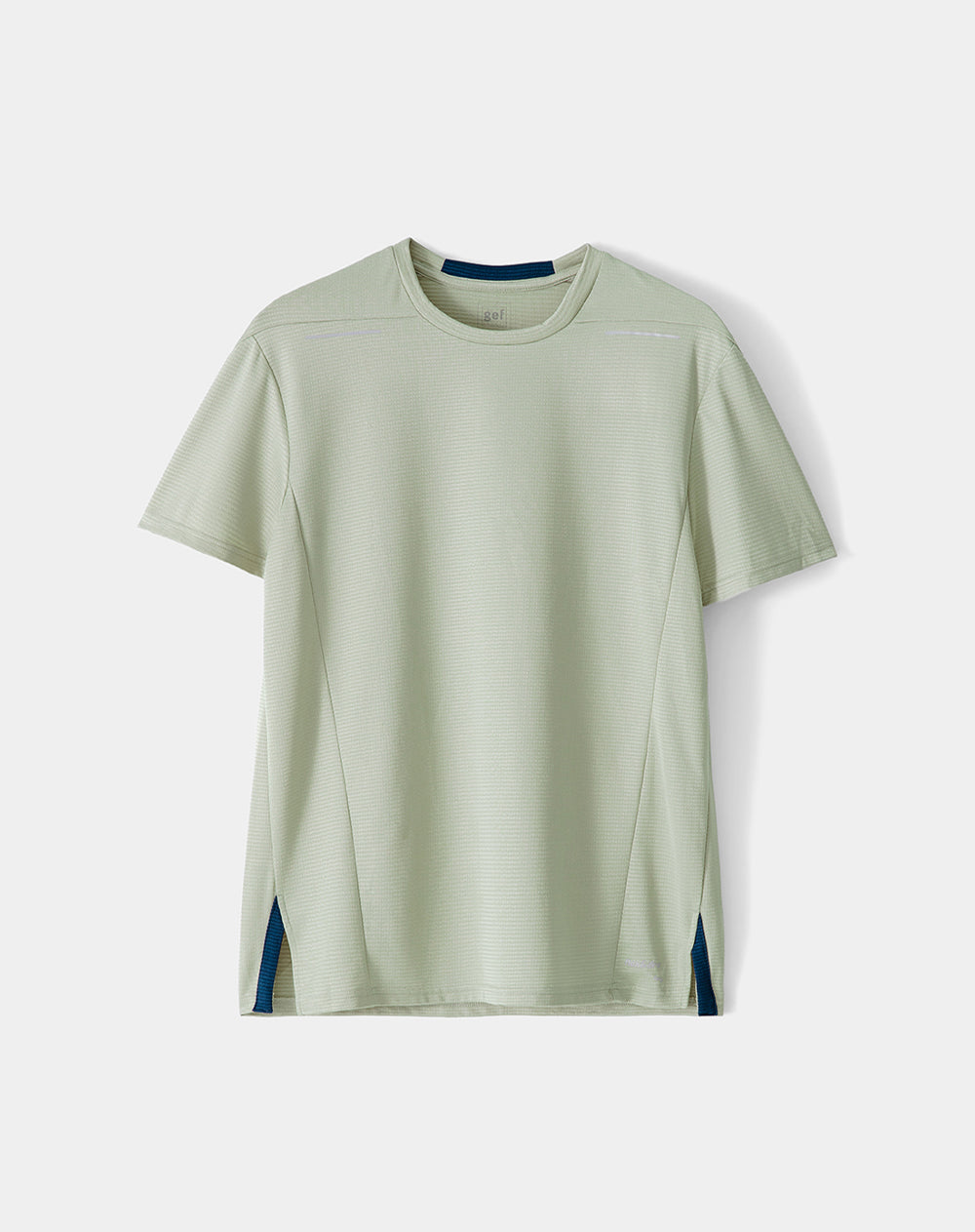 Camiseta deportiva control humedad verde hombre
