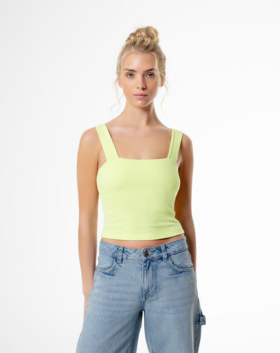 Camiseta slim fit verde