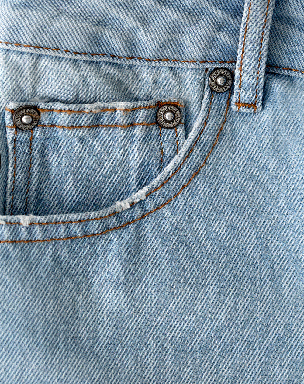 Short indigo claro