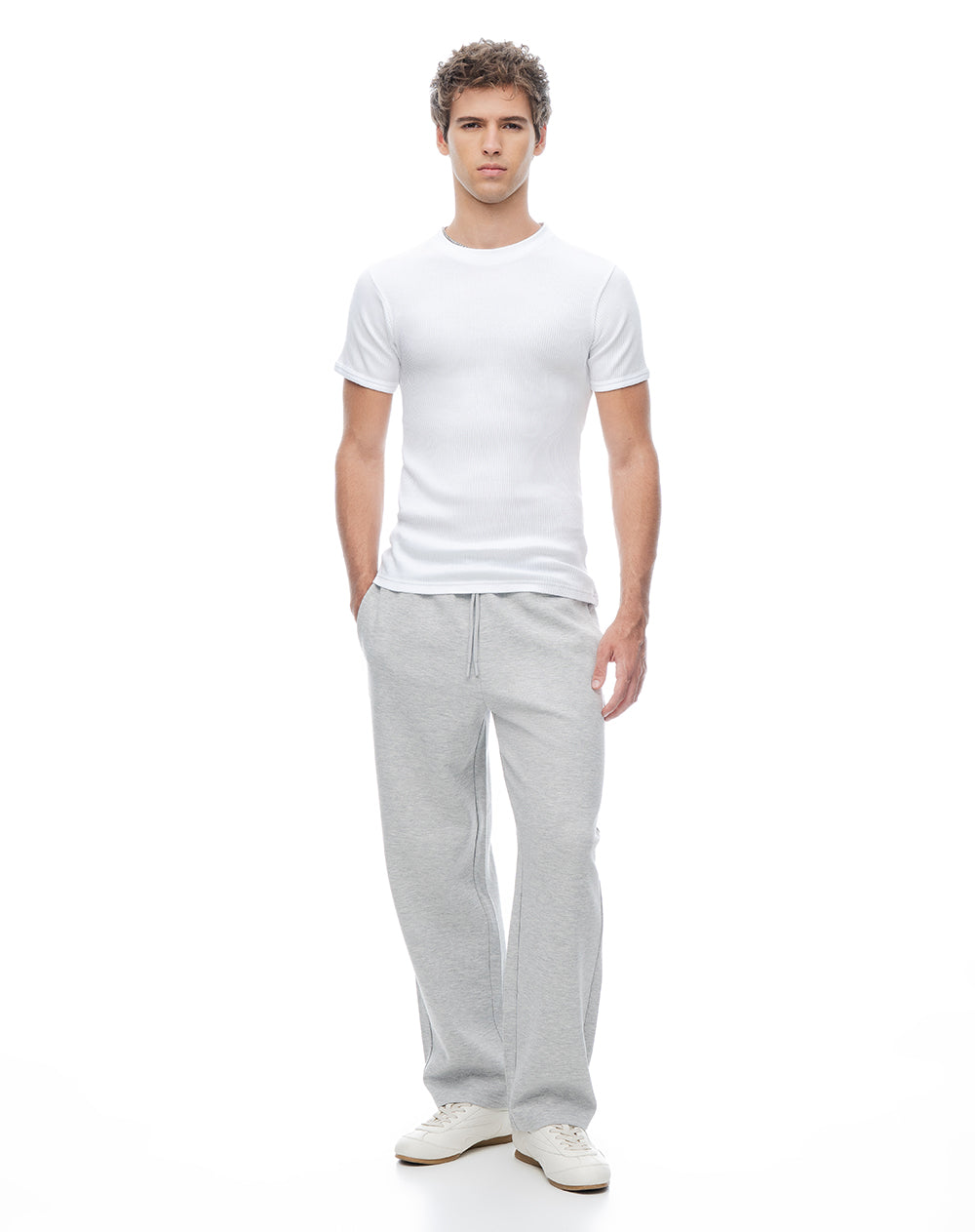 Bermuda relaxed gris ada hombre