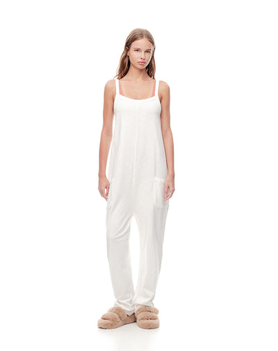 Enterizo relaxed fit blanco