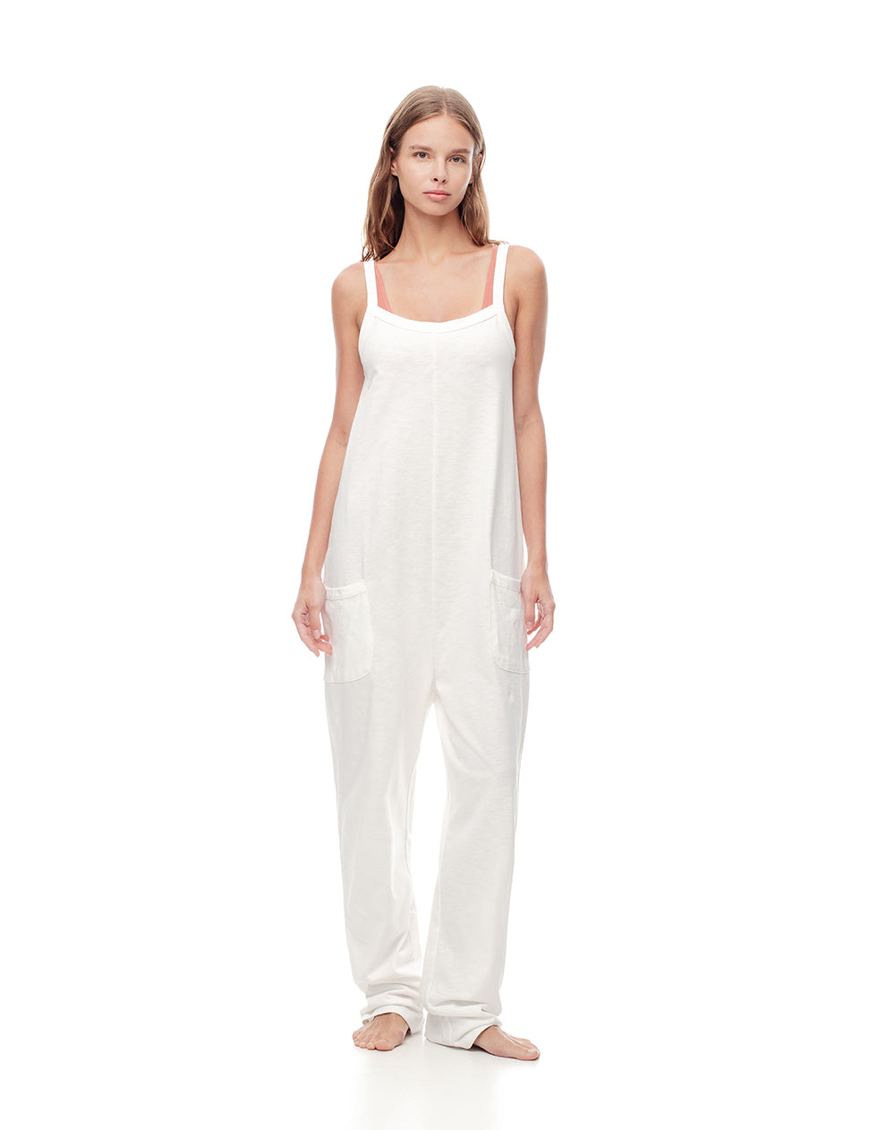 Enterizo relaxed fit blanco