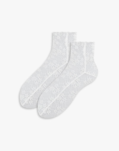 Medias cortas crudo mujer