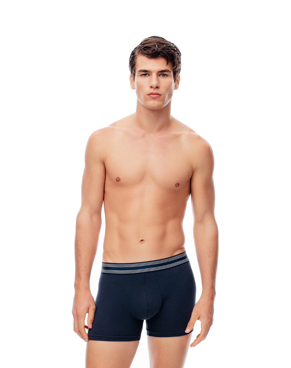 Bóxer medio jersey algodón x4unds surtido