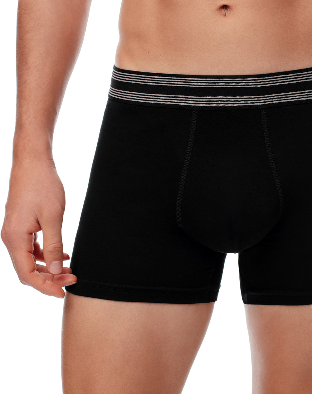 Bóxer medio jersey algodón x4unds surtido