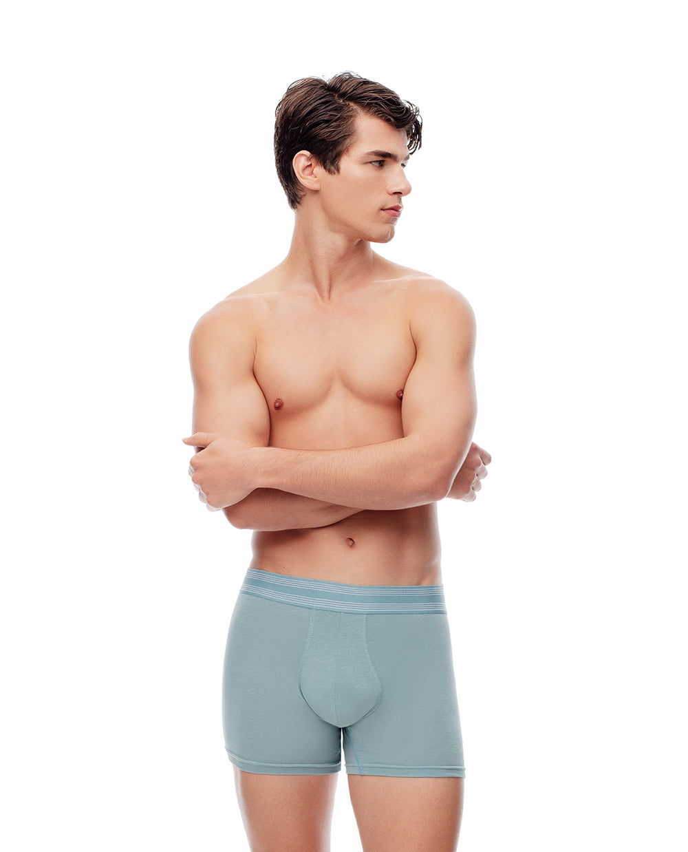 Bóxer medio jersey algodón x4unds surtido