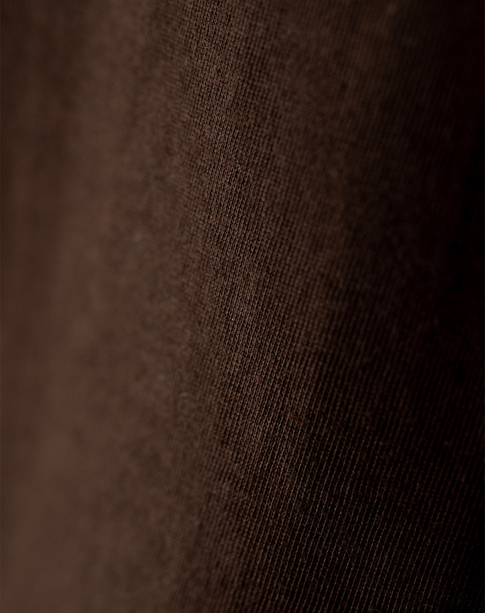 Camiseta regular algodón chocolate hombre