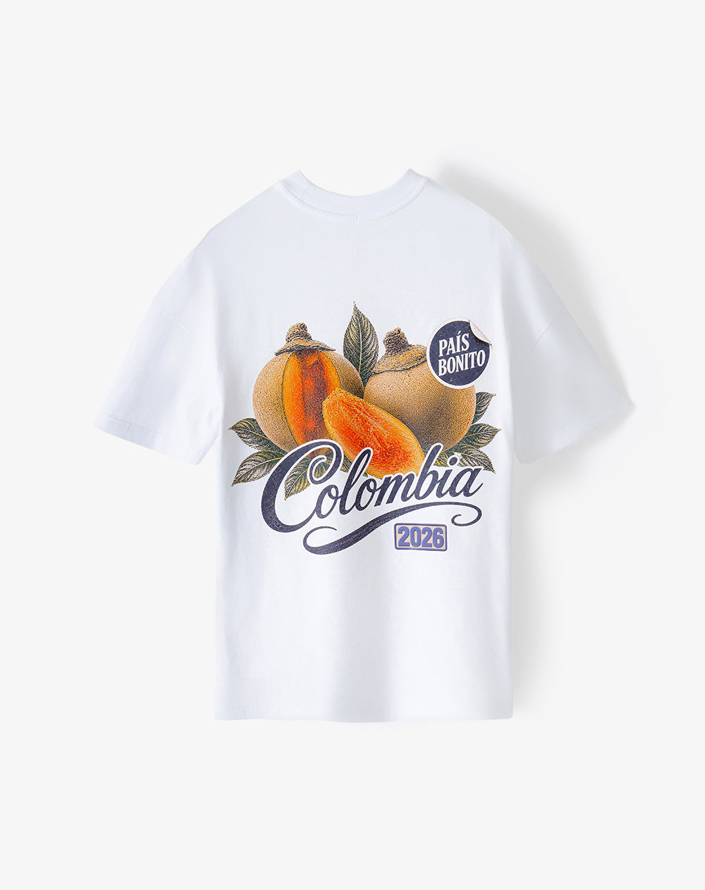 Camiseta regular fit manga corta blanca