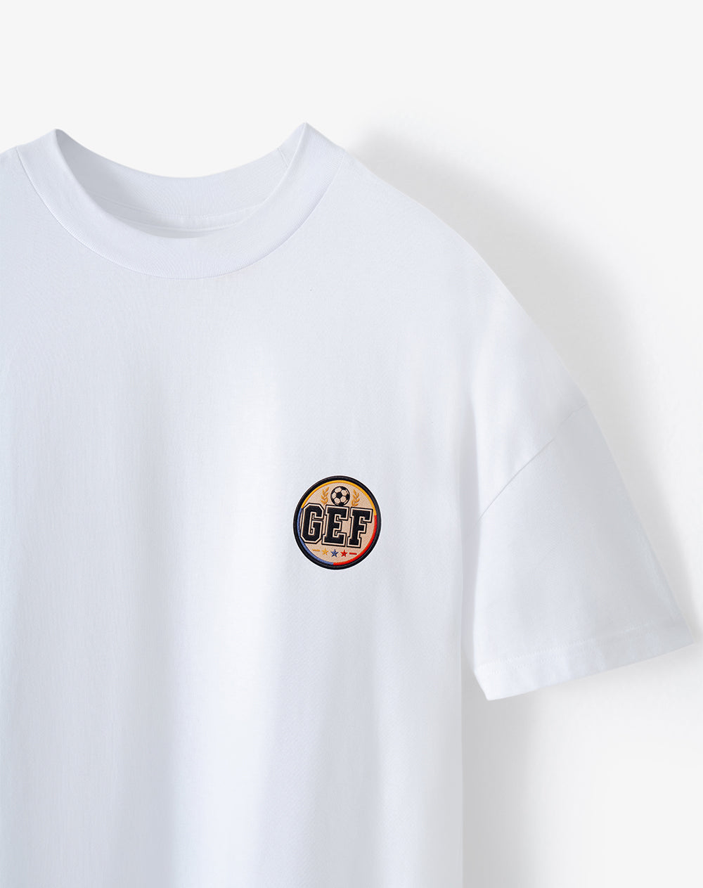 Camiseta regular fit manga corta blanca