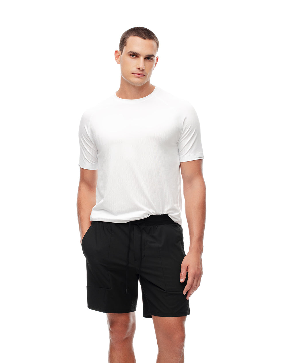 Pantaloneta deportiva negro