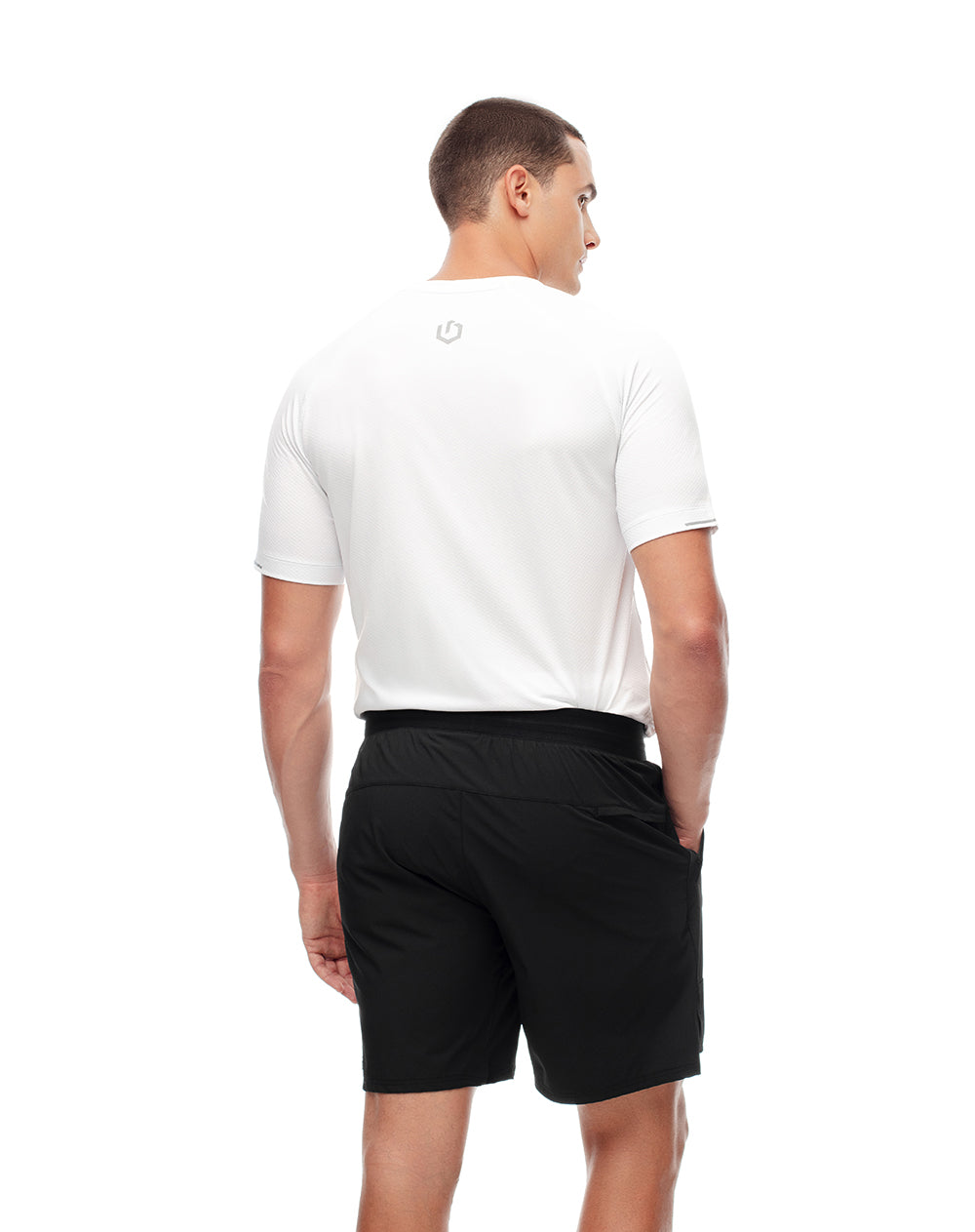 Pantaloneta deportiva negro