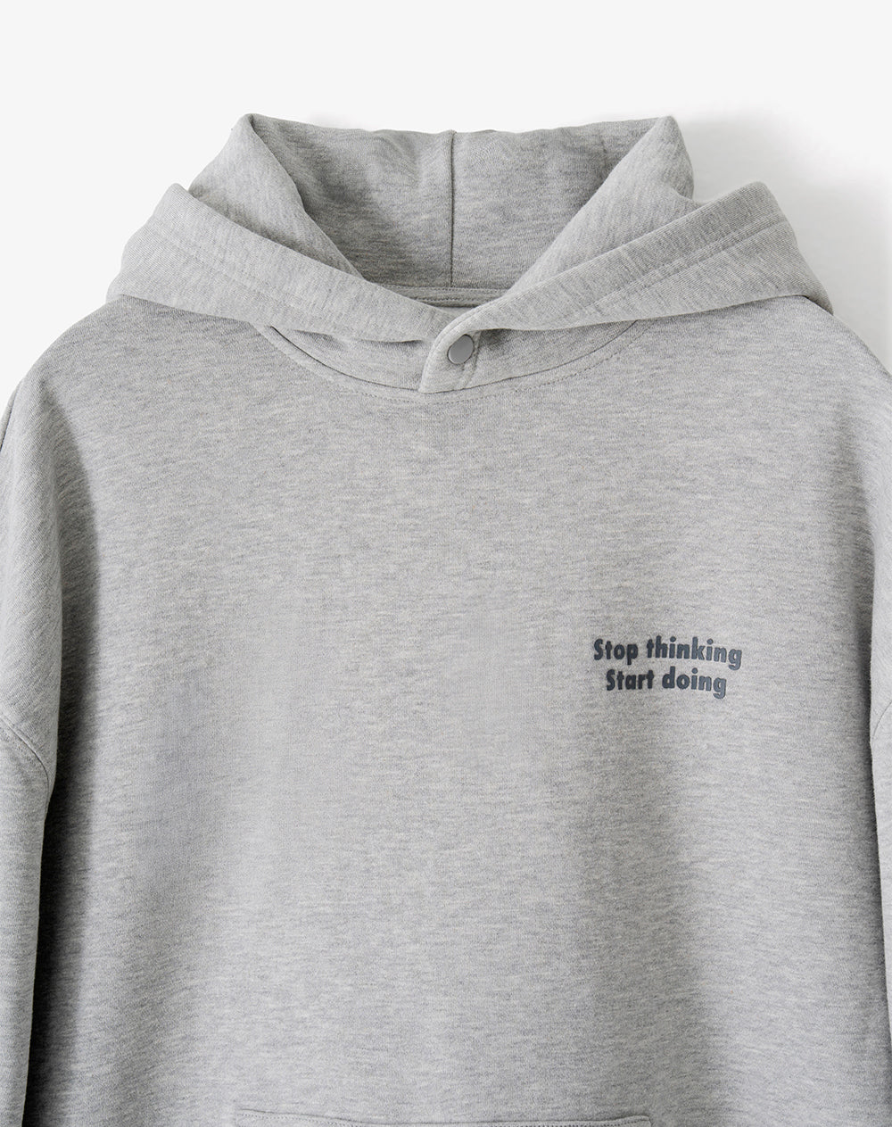 Buzo loose fit gris jaspe