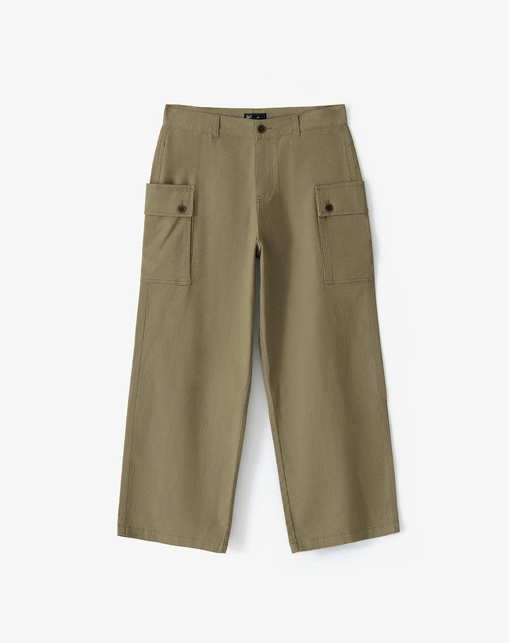 Pantalón cargo drill caqui hombre