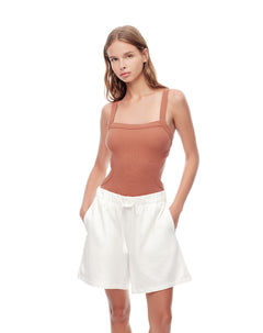 Bermuda regular fit blanca