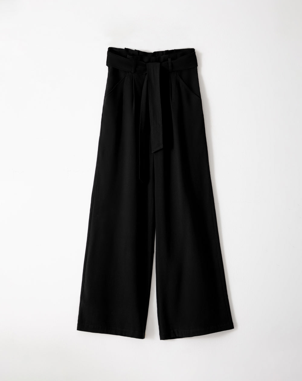 Pantalón loose fit tiro medio negro
