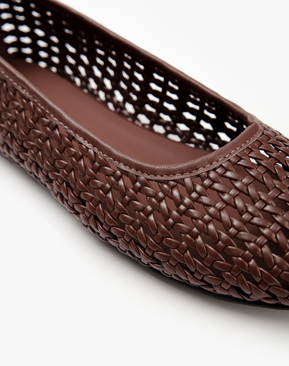 Bailarinas tejidas café mujer