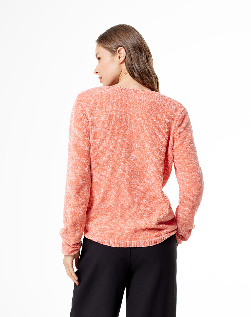 Buzo regular fit coral