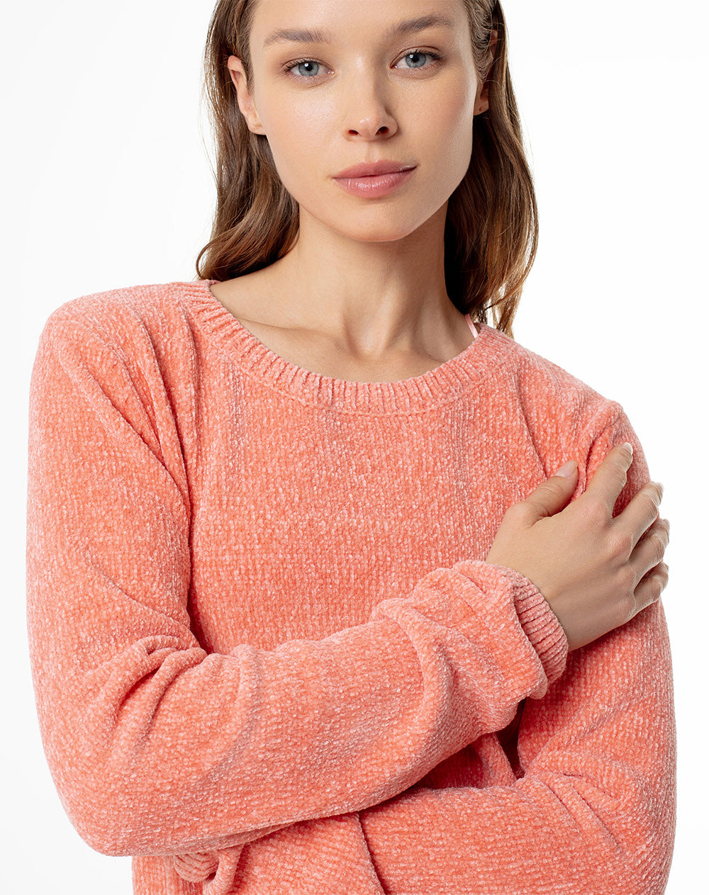 Buzo regular fit coral