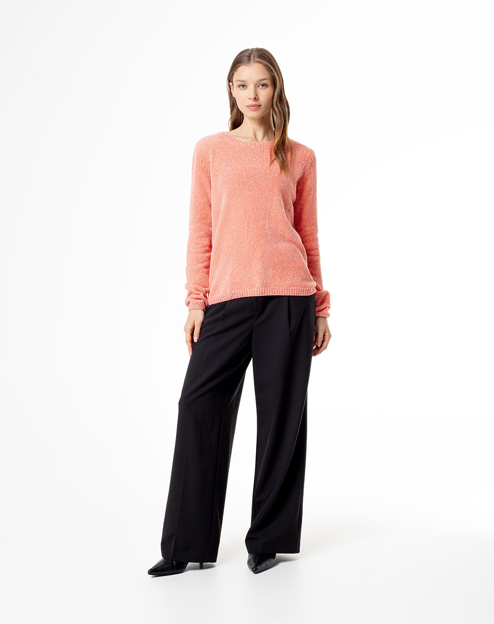 Buzo regular fit coral