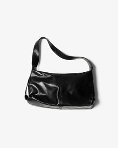 Bolso baguette negro mujer